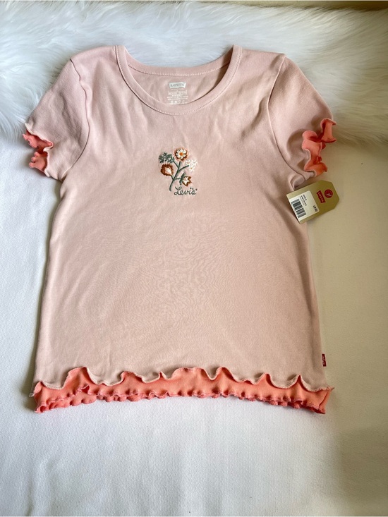 Levi's Other - Levi’s Girls Floral Embroidery knit top. Size Large NWT.